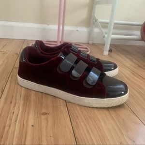 Tretorn Carrie 4 Velvet Velcro Sneakers (7)